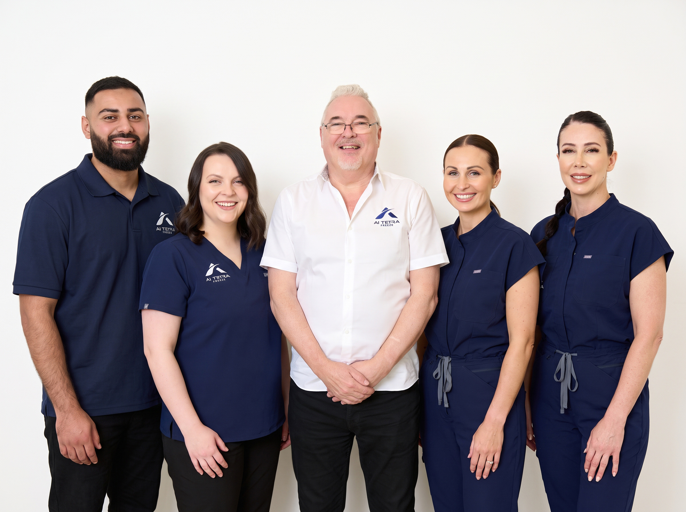 AI Tetra Freeze and Dermalase team photo